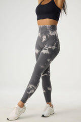 Tie-Dye High Waist Active Pants - 808Lush