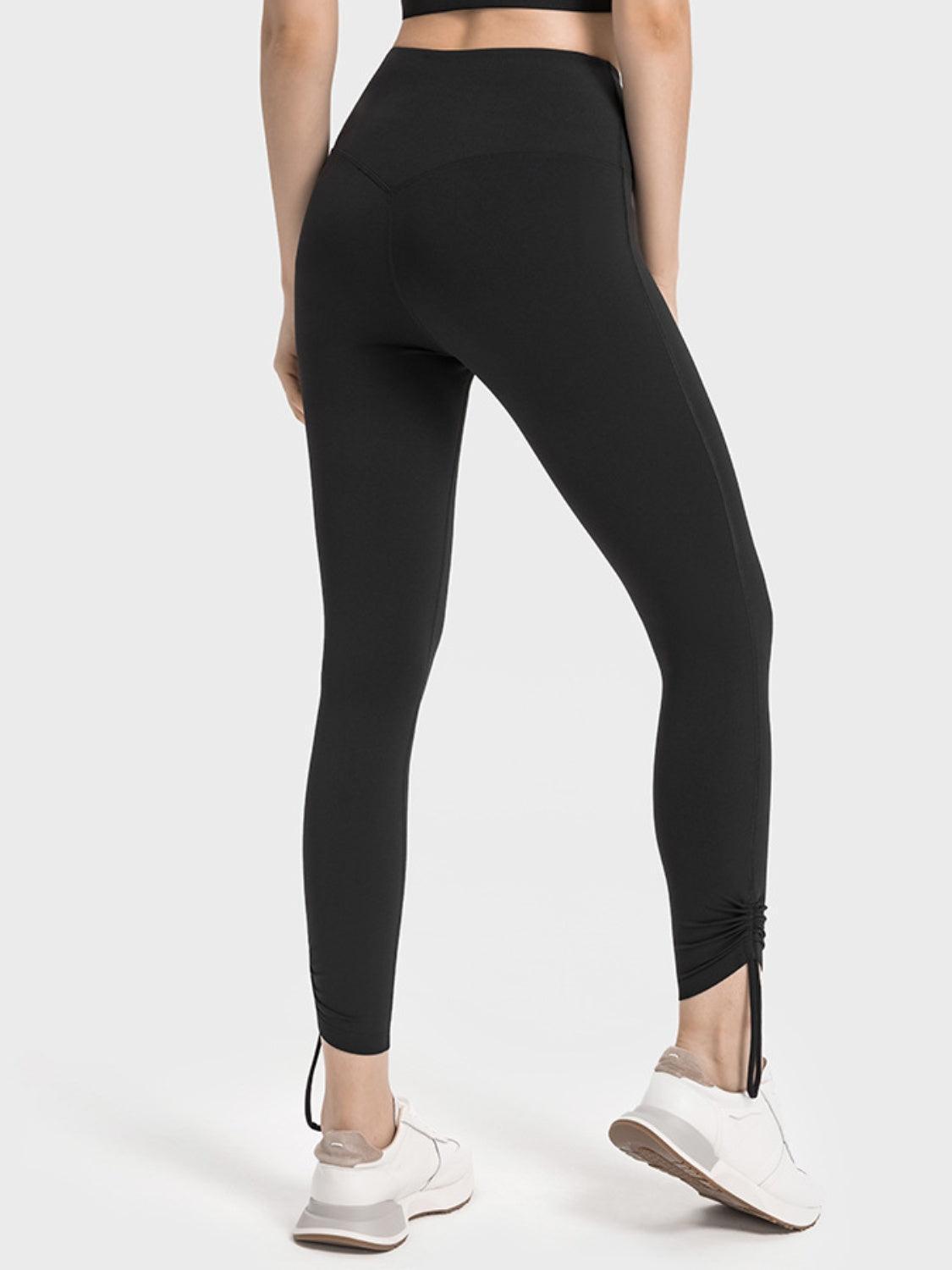 Drawstring High Waist Active Pants - 808Lush