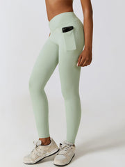 Wide Waistband Active Leggings - 808Lush