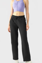 Drawstring Waist Sports Pants with Pockets - 808Lush