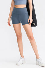 Wide Waistband Sports Shorts - 808Lush