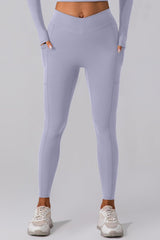 High Waist Active Leggings with Pockets - 808Lush