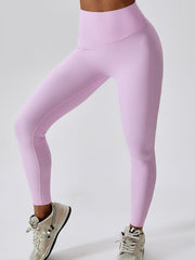 Wide Waistband Slim Fit Sports Pants - 808Lush