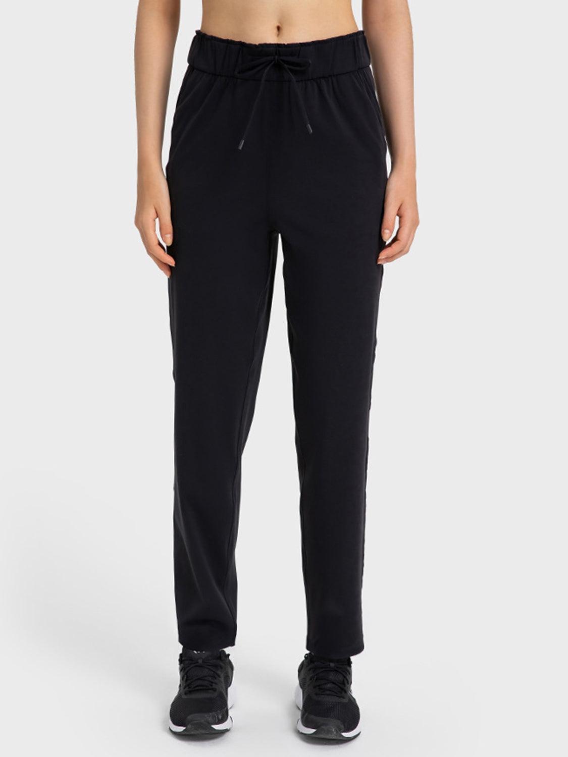 Drawstring Sport Pants with Pockets - 808Lush