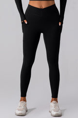 High Waist Active Leggings with Pockets - 808Lush