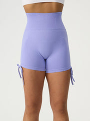 Drawstring High Waist Active Shorts - 808Lush