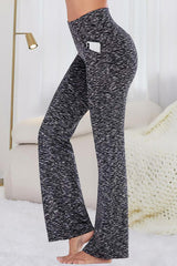 Pocketed High Waist Active Pants - 808Lush