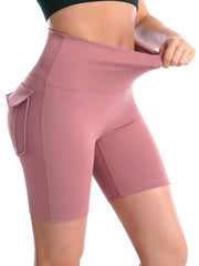 Pocketed High Waist Active Shorts - 808Lush