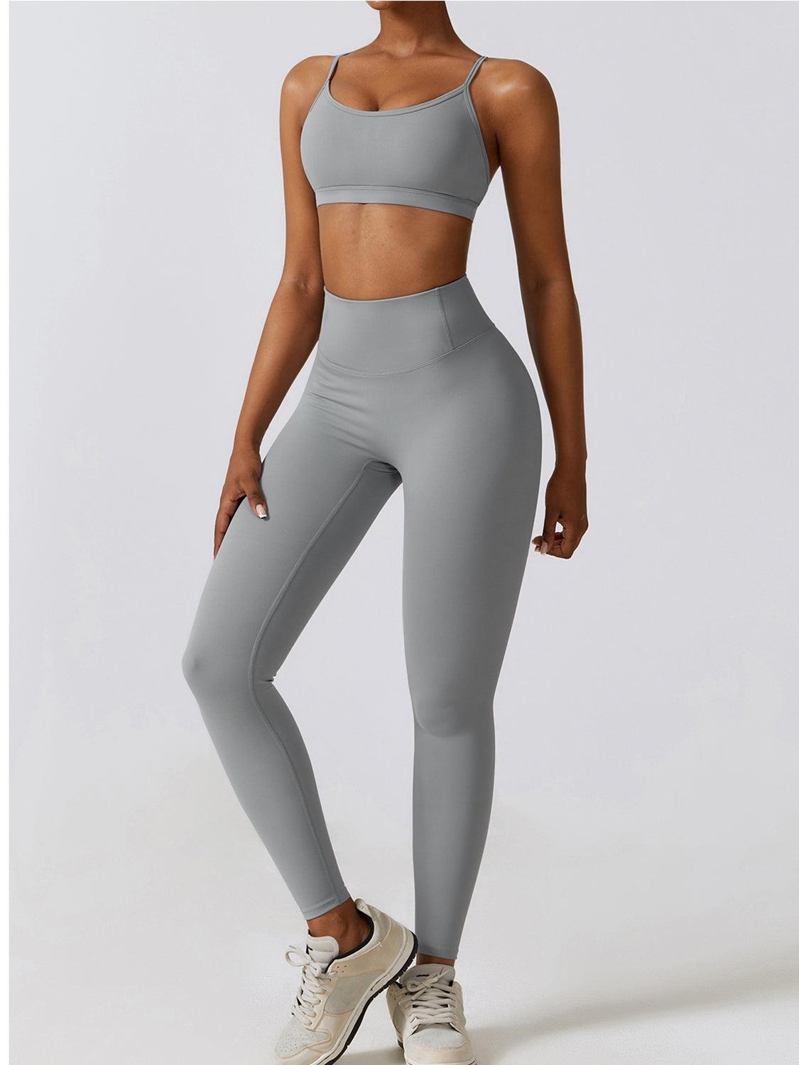 Wide Waistband High Waist Sports Pants - 808Lush