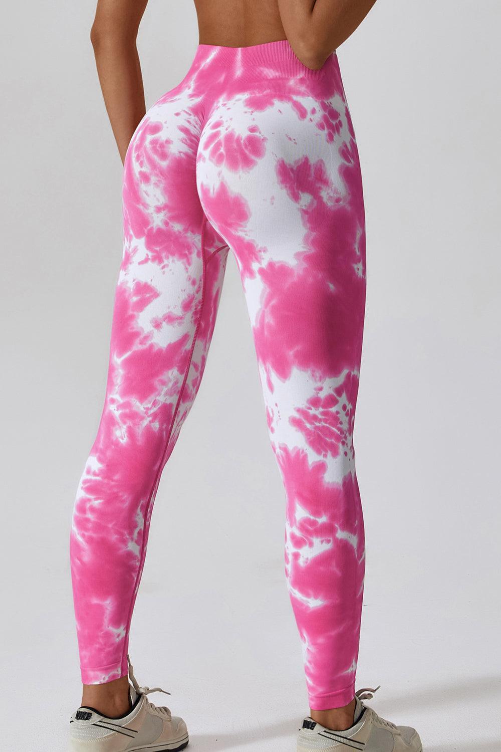 High Waist Tie-Dye Long Sports Pants - 808Lush