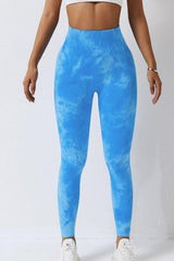 High Waist Tie-Dye Long Sports Pants - 808Lush