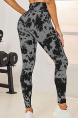 Tie-Dye High Waist Active Leggings - 808Lush