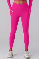 High Waist Active Leggings with Pockets - 808Lush