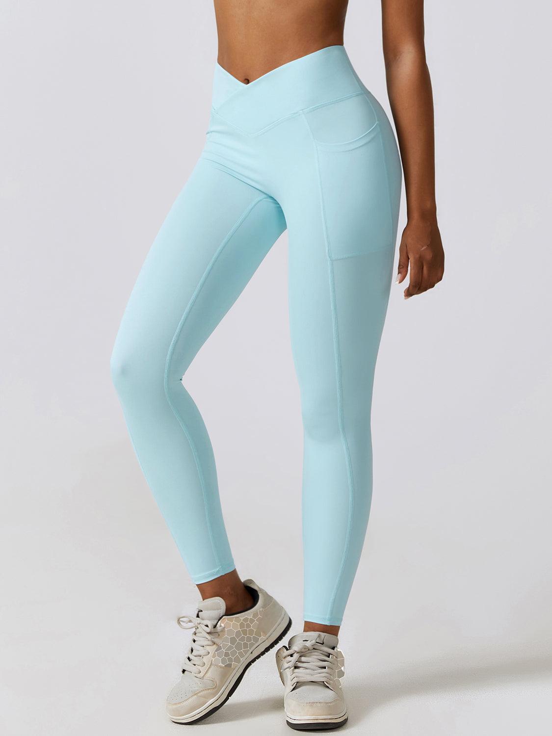 Wide Waistband Active Leggings - 808Lush