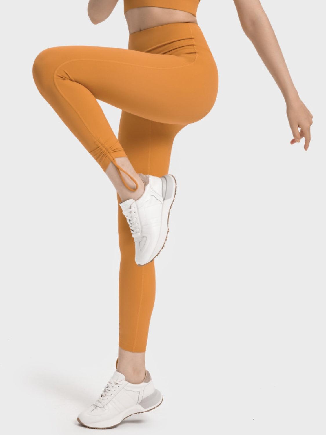 Drawstring High Waist Active Pants - 808Lush