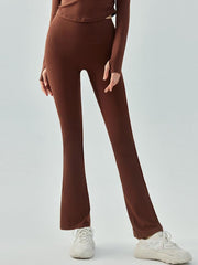 Wide Leg Wide Waistband Long Pants - 808Lush