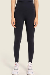 Seamless High-Rise Wide Waistband Yoga Leggings - 808Lush