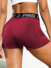 Elastic Waist Active Shorts with Pockets - 808Lush