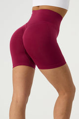 High Waist Wide Waistband Active Shorts - 808Lush