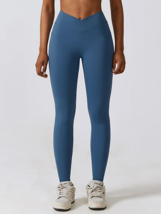 Wide Waistband Active Leggings - 808Lush