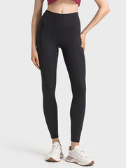 Wide Waistband Active Leggings - 808Lush