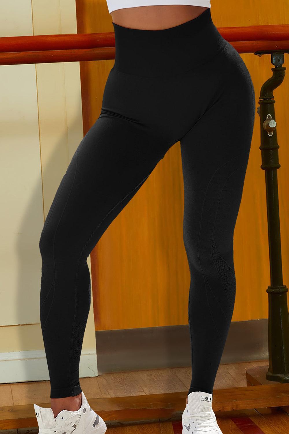 Wide Waistband Sports Leggings - 808Lush