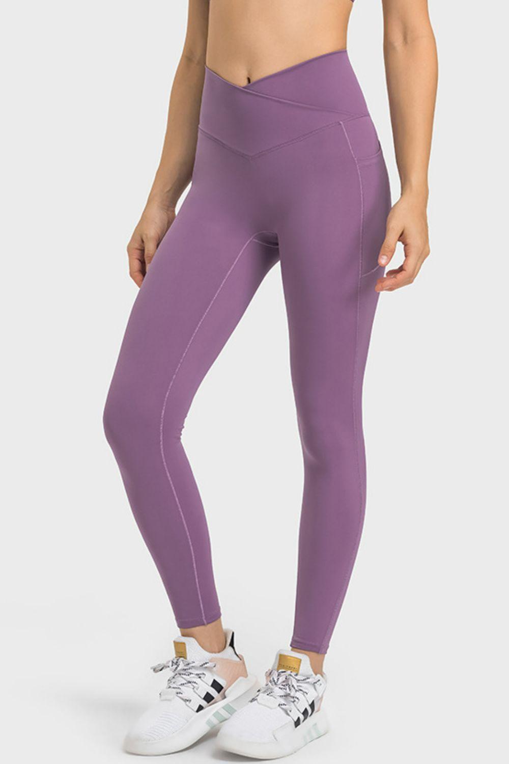 V-Waist Yoga Leggings with Pockets - 808Lush