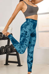 Tie-Dye High Waist Active Leggings - 808Lush