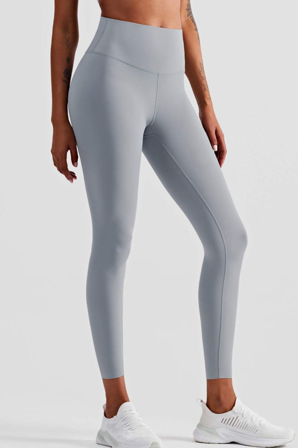 Ankle-Length High-Rise Yoga Leggings - 808Lush