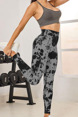 Tie-Dye High Waist Active Leggings - 808Lush