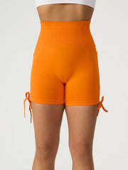 Drawstring High Waist Active Shorts - 808Lush