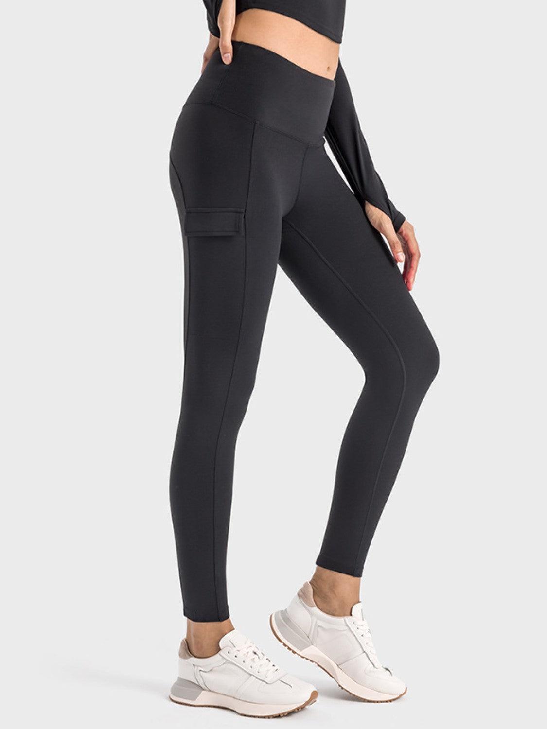 Wide Waistband Sports Leggings - 808Lush