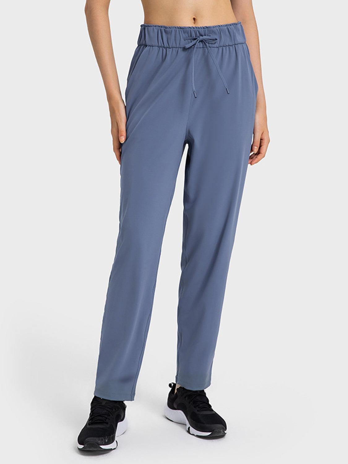 Drawstring Sport Pants with Pockets - 808Lush