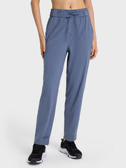 Drawstring Sport Pants with Pockets - 808Lush