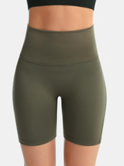 Pocketed High Waist Active Shorts - 808Lush