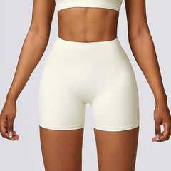 Wide Waistband Slim Fit Sports Shorts - 808Lush