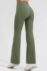 High Waist Straight Active Pants - 808Lush