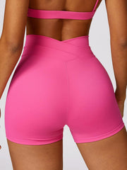 High Waist Active Shorts - 808Lush