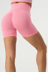 High Waist Wide Waistband Active Shorts - 808Lush