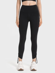 Drawstring High Waist Active Pants - 808Lush