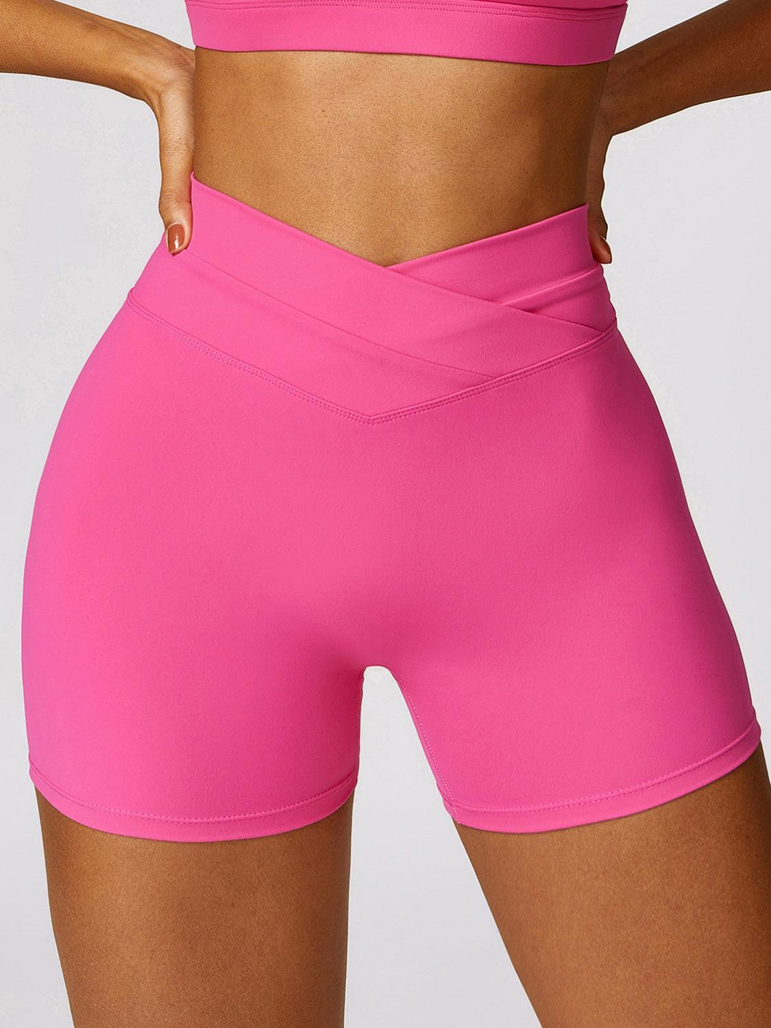 High Waist Active Shorts - 808Lush