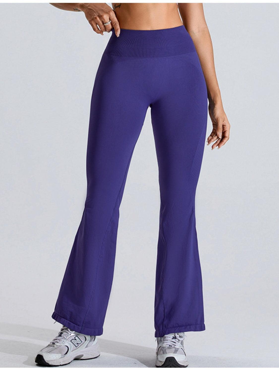 High Waist Bootcut Active Pants - 808Lush