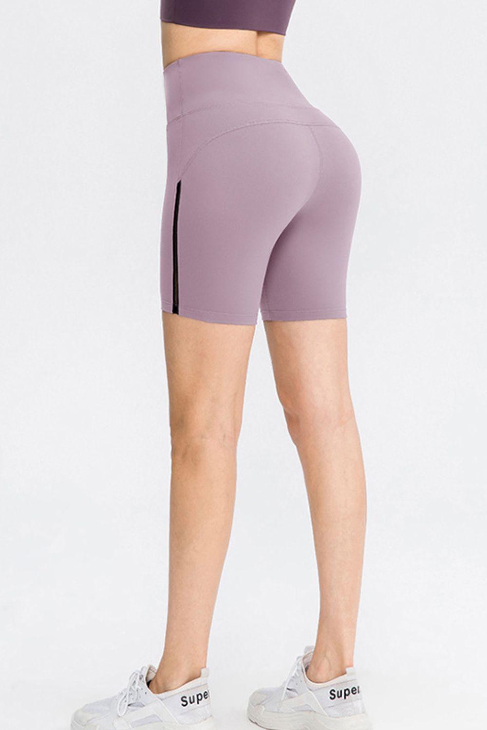 Wide Waistband Sports Shorts - 808Lush