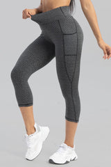 Contrast Stitching High Waist Active Pants - 808Lush