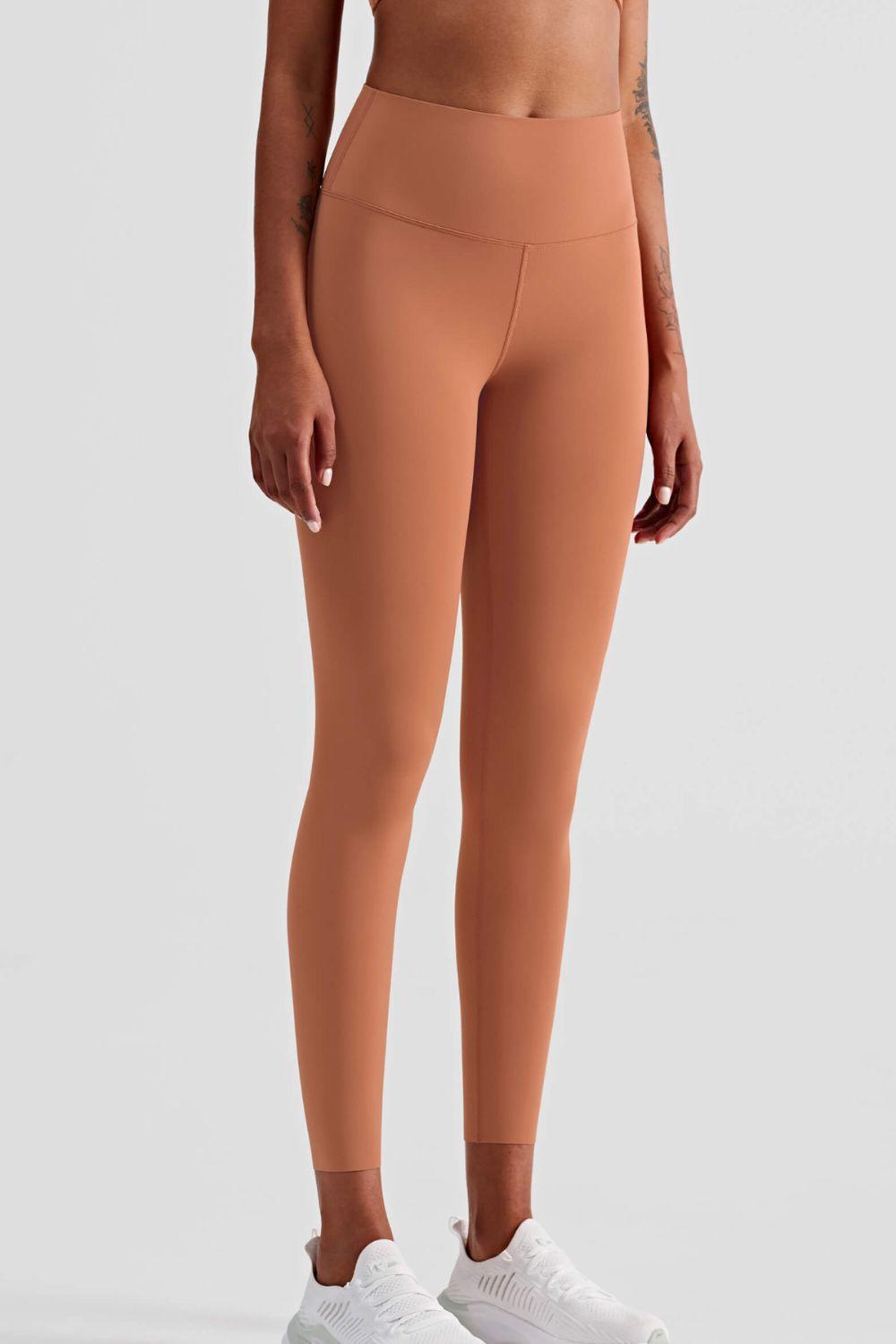 Ankle-Length High-Rise Yoga Leggings - 808Lush