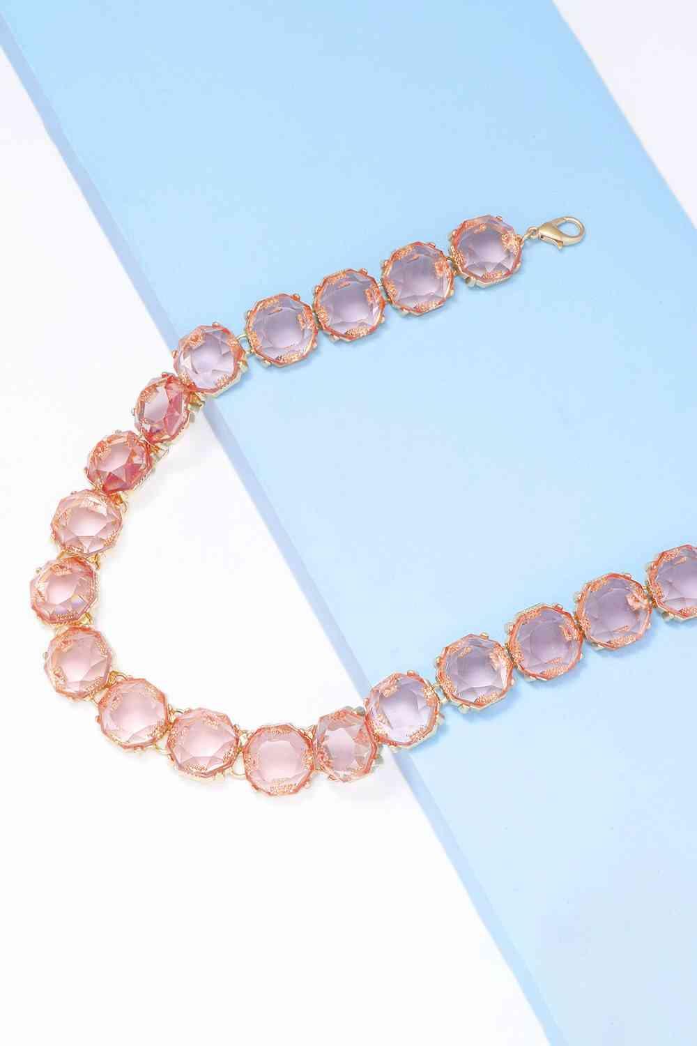 Zinc Alloy Resin Necklace - 808Lush