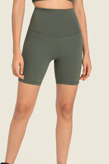 Seamless High-Rise Wide Waistband Biker Shorts - 808Lush