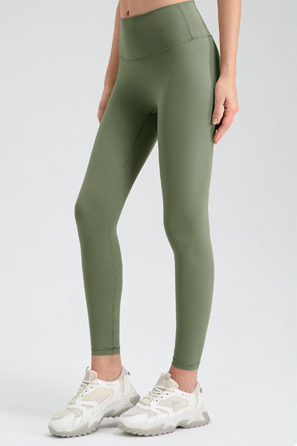 Wide Waistband Sport Leggings - 808Lush