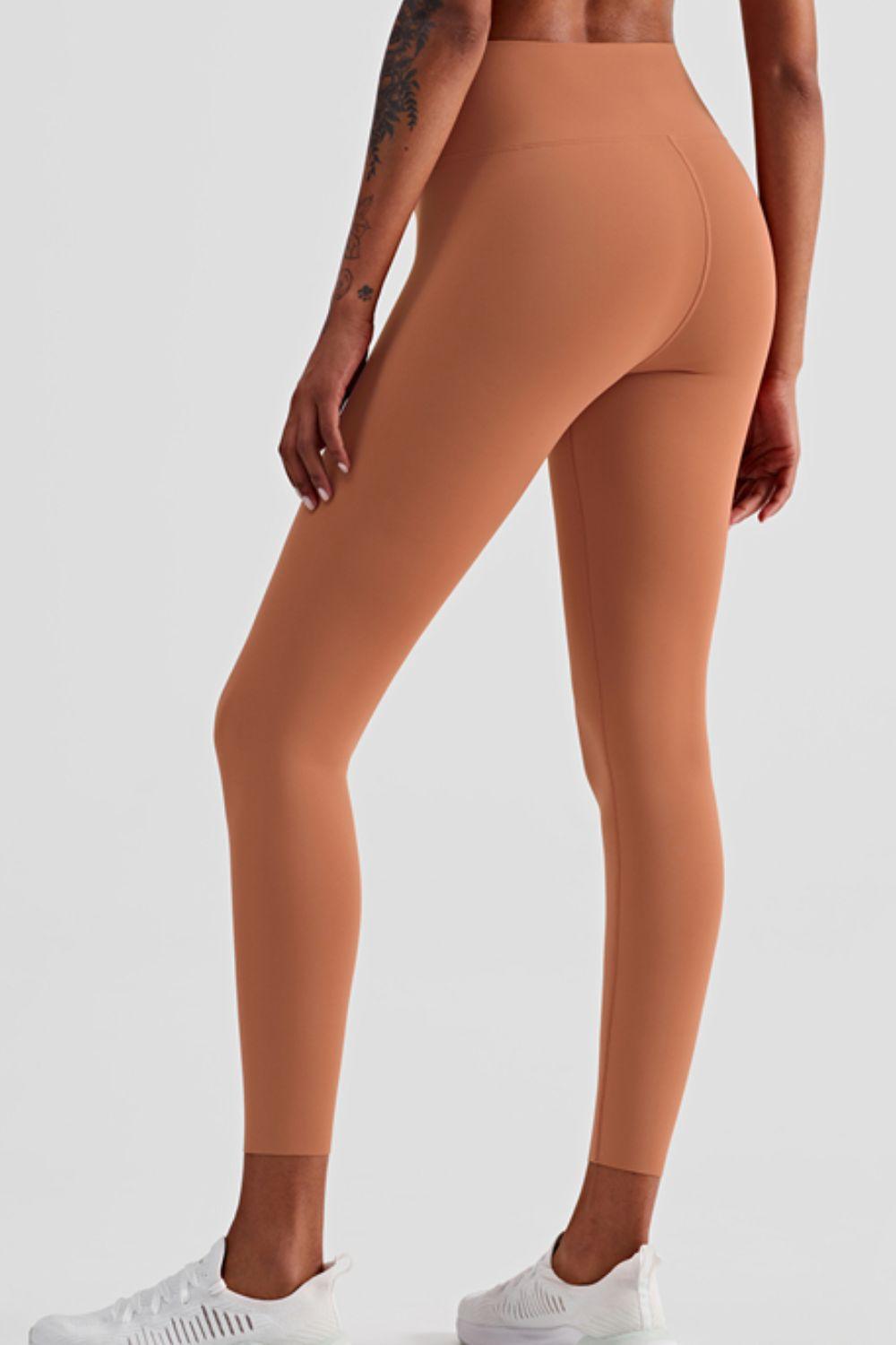 Ankle-Length High-Rise Yoga Leggings - 808Lush