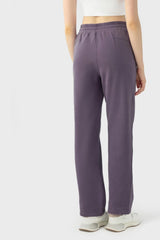 Drawstring Waist Sports Pants with Pockets - 808Lush